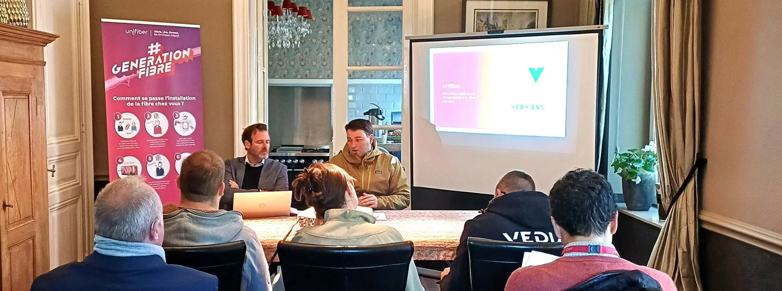 Raccordements à la fibre à Verviers