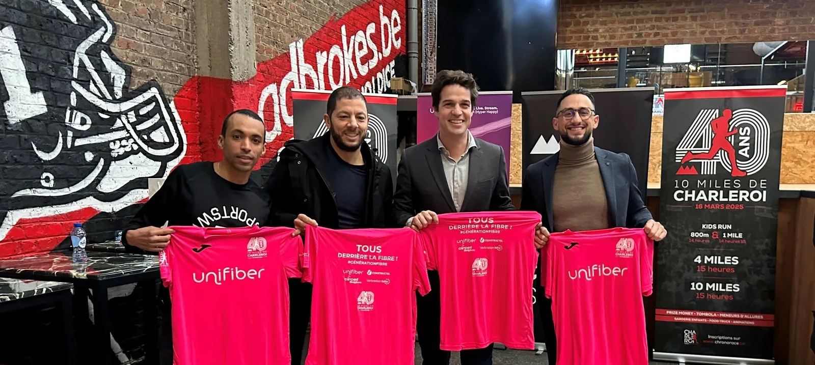 Au 10 Miles de Charleroi, tous derrière la fibre