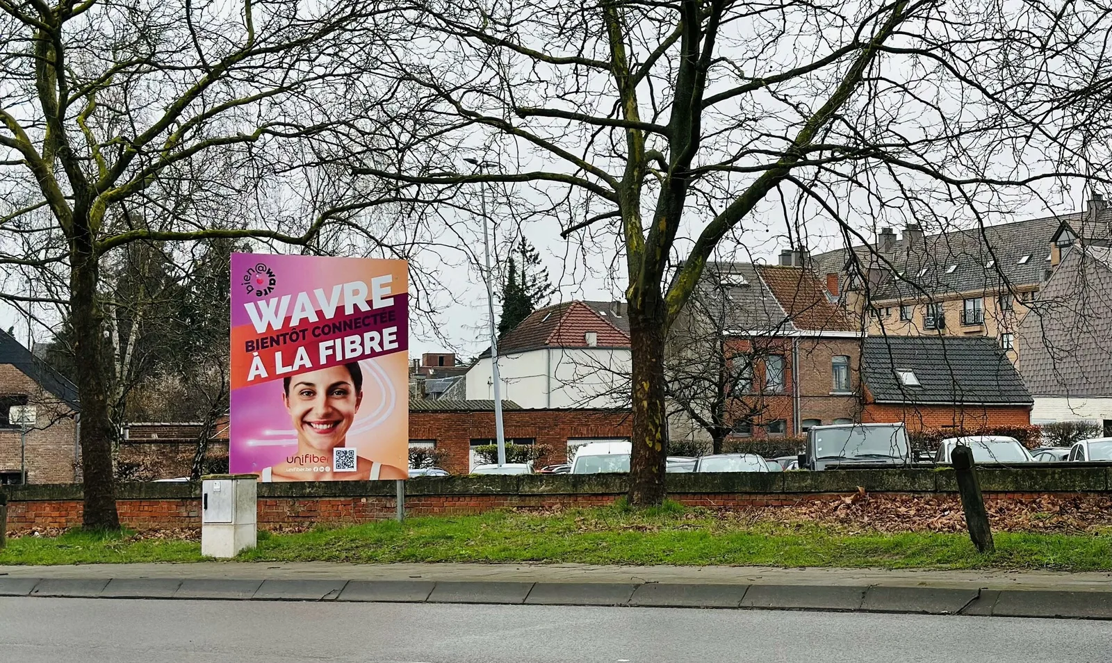 Premières façades fibrées à Wavre